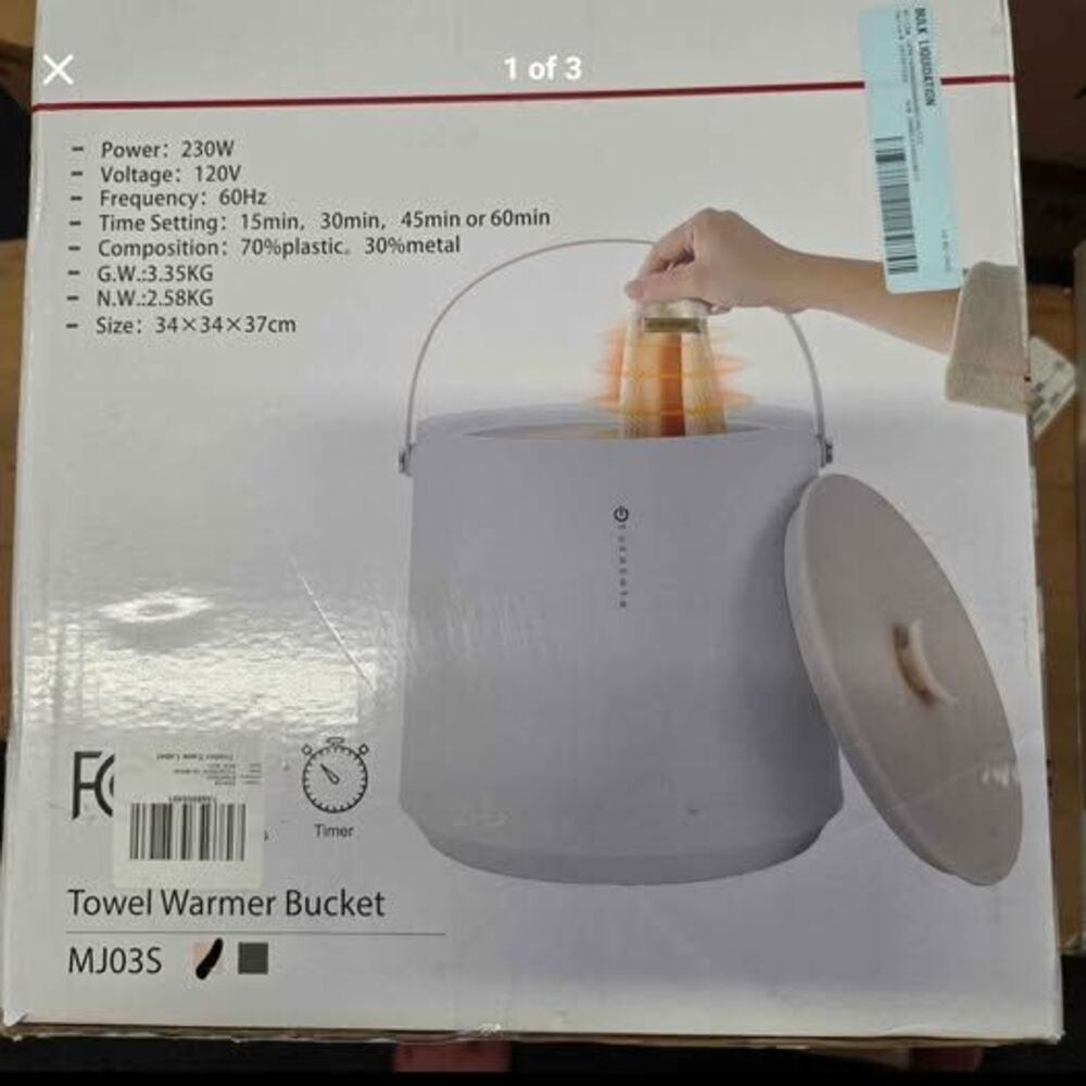 Towel Warmer Bucket MJ03S - New in box